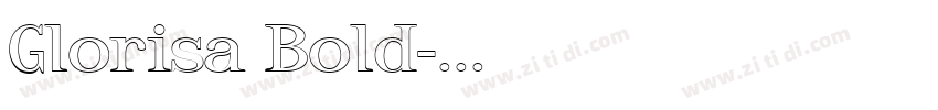 Glorisa Bold字体转换